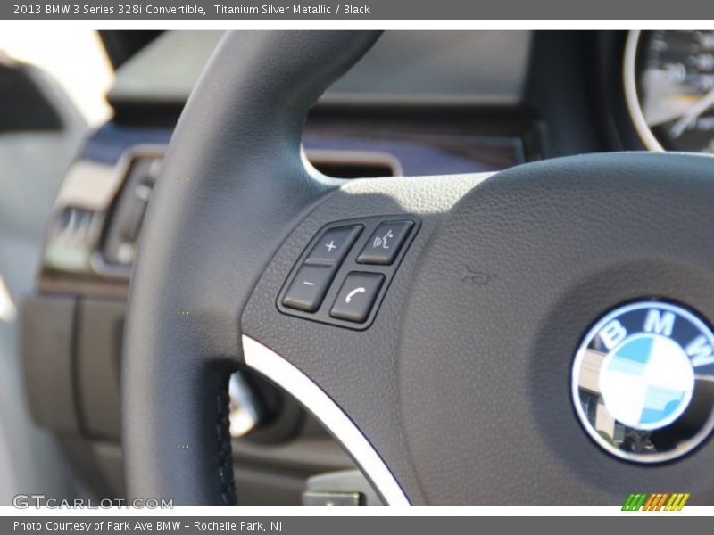 Titanium Silver Metallic / Black 2013 BMW 3 Series 328i Convertible