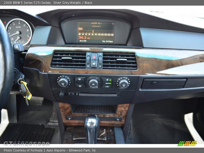 Silver Grey Metallic / Black 2006 BMW 5 Series 525i Sedan