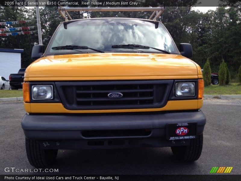 Fleet Yellow / Medium Flint Grey 2006 Ford E Series Van E350 Commercial