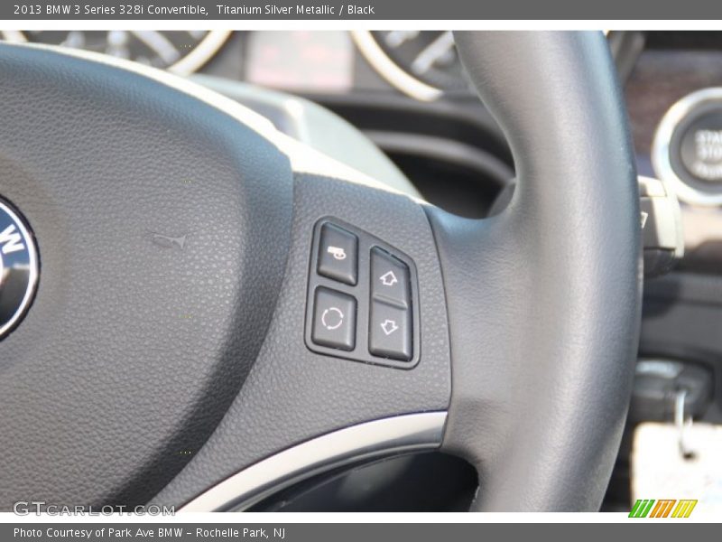 Titanium Silver Metallic / Black 2013 BMW 3 Series 328i Convertible