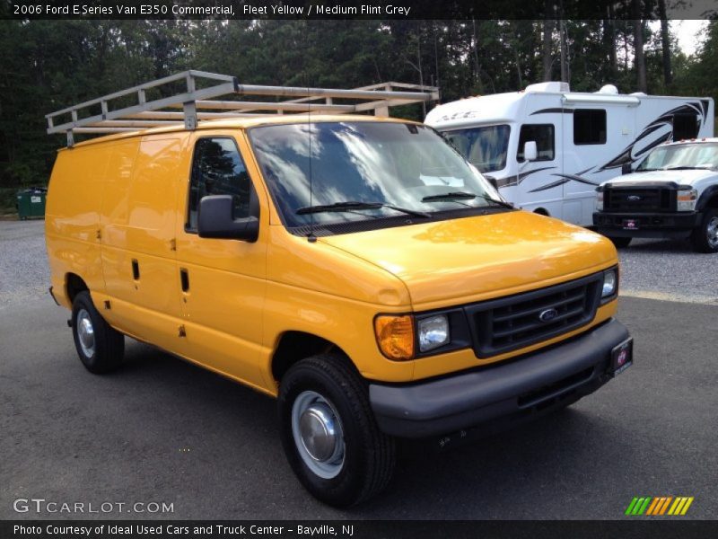 Fleet Yellow / Medium Flint Grey 2006 Ford E Series Van E350 Commercial