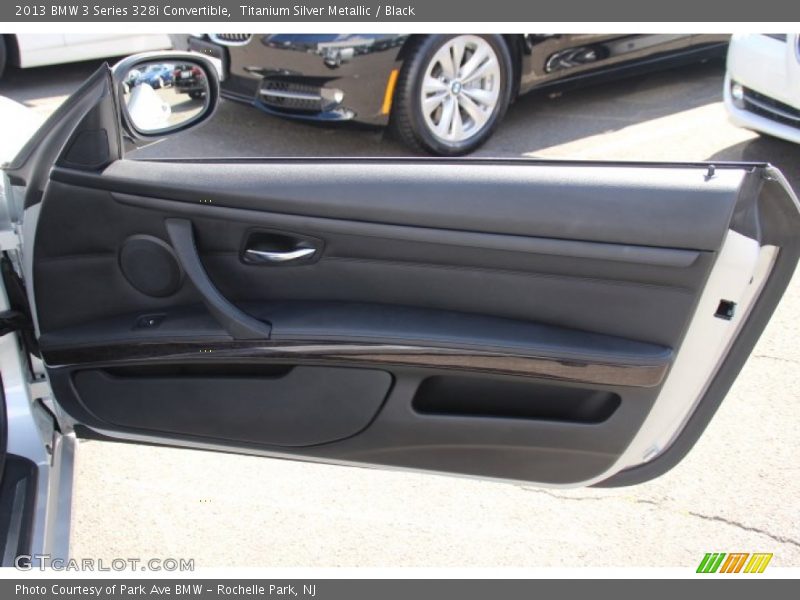 Titanium Silver Metallic / Black 2013 BMW 3 Series 328i Convertible