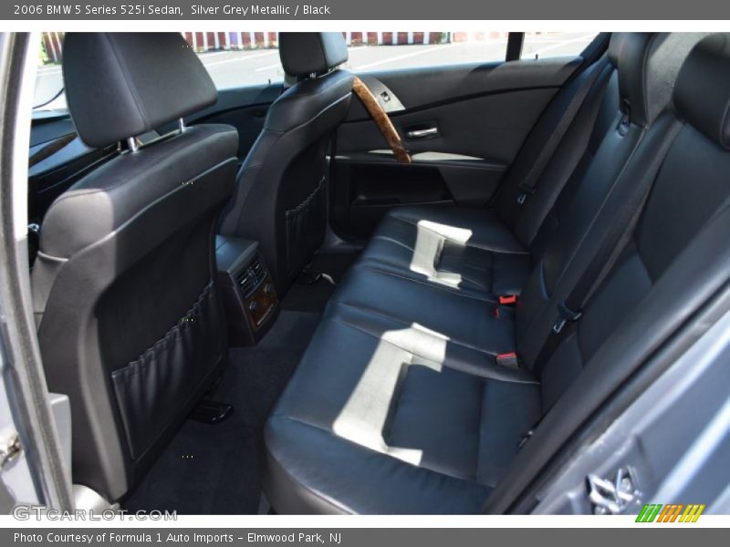 Silver Grey Metallic / Black 2006 BMW 5 Series 525i Sedan