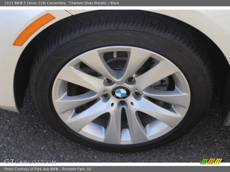 Titanium Silver Metallic / Black 2013 BMW 3 Series 328i Convertible