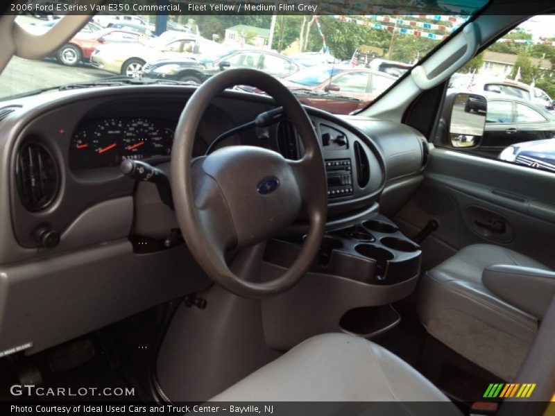 Fleet Yellow / Medium Flint Grey 2006 Ford E Series Van E350 Commercial