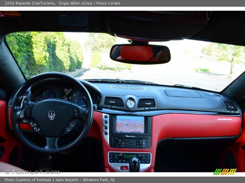 Grigio Alfieri (Grey) / Rosso Corallo 2009 Maserati GranTurismo
