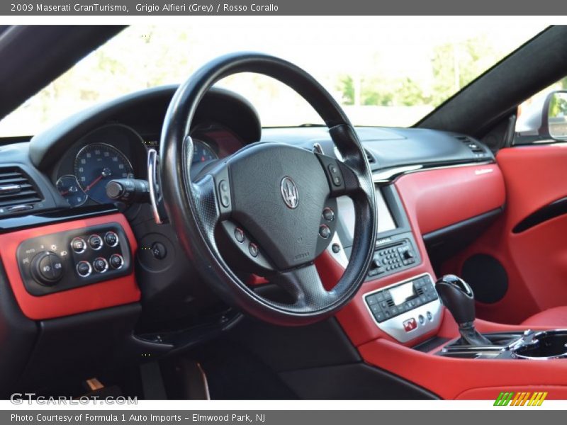 Grigio Alfieri (Grey) / Rosso Corallo 2009 Maserati GranTurismo
