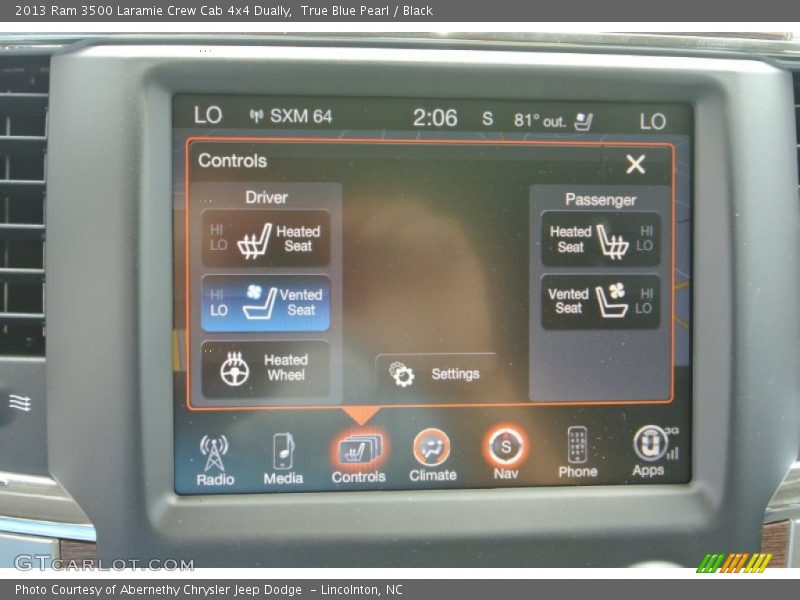 True Blue Pearl / Black 2013 Ram 3500 Laramie Crew Cab 4x4 Dually