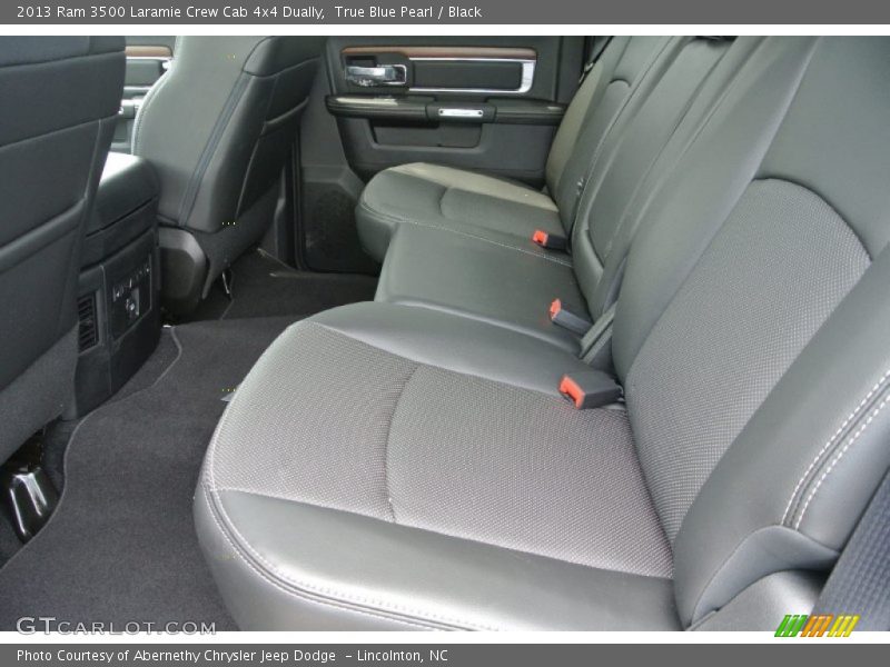 True Blue Pearl / Black 2013 Ram 3500 Laramie Crew Cab 4x4 Dually