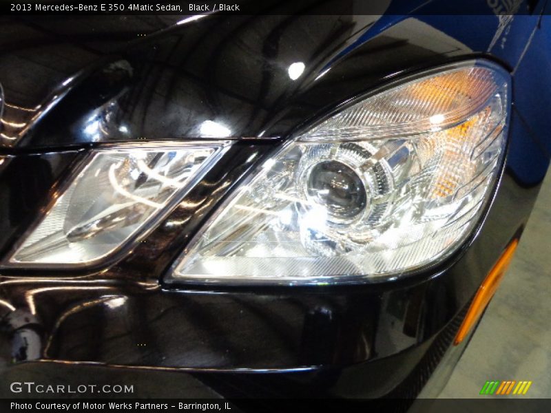 Black / Black 2013 Mercedes-Benz E 350 4Matic Sedan
