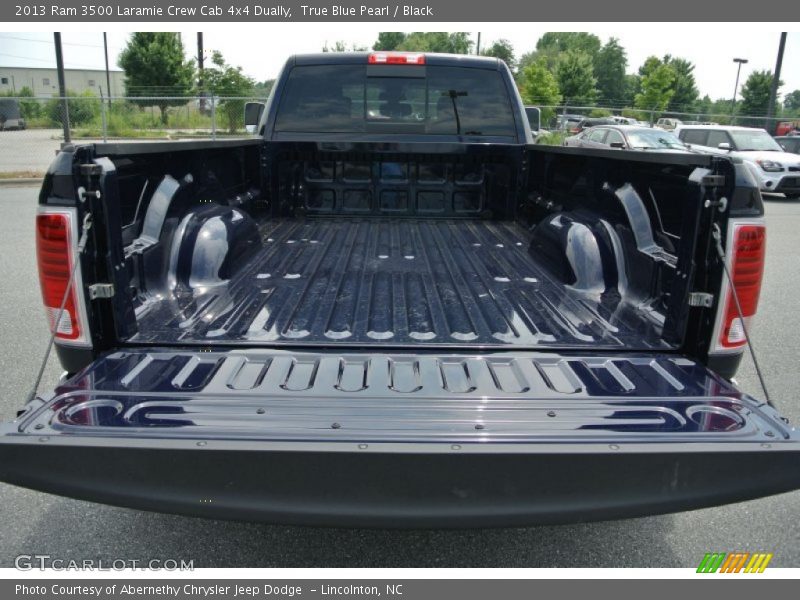 True Blue Pearl / Black 2013 Ram 3500 Laramie Crew Cab 4x4 Dually