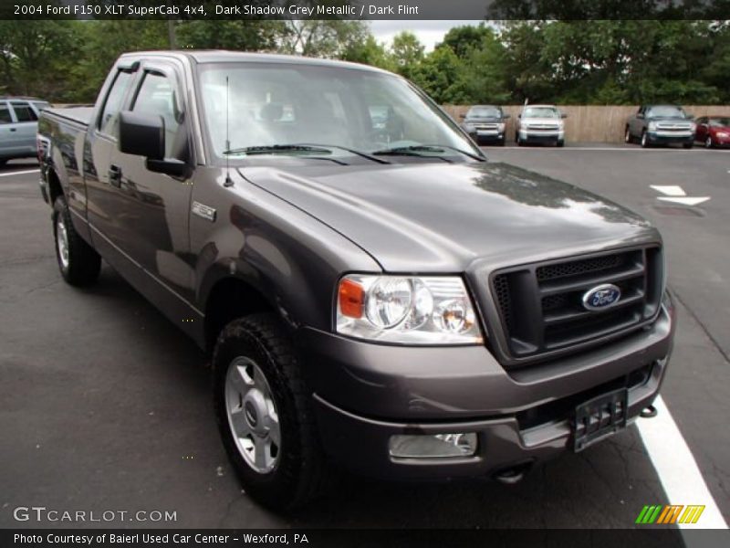 Dark Shadow Grey Metallic / Dark Flint 2004 Ford F150 XLT SuperCab 4x4