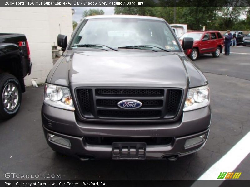 Dark Shadow Grey Metallic / Dark Flint 2004 Ford F150 XLT SuperCab 4x4