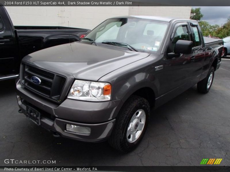 Dark Shadow Grey Metallic / Dark Flint 2004 Ford F150 XLT SuperCab 4x4