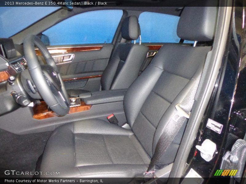 Black / Black 2013 Mercedes-Benz E 350 4Matic Sedan