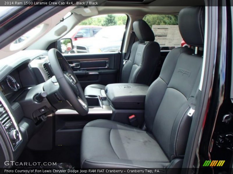 Front Seat of 2014 1500 Laramie Crew Cab 4x4