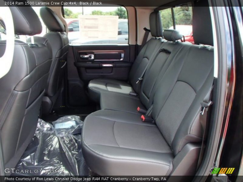 Rear Seat of 2014 1500 Laramie Crew Cab 4x4