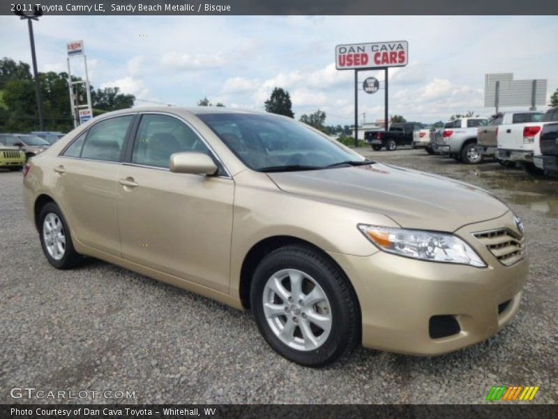 Sandy Beach Metallic / Bisque 2011 Toyota Camry LE