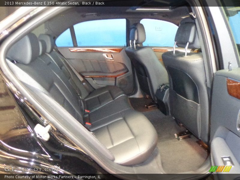 Black / Black 2013 Mercedes-Benz E 350 4Matic Sedan