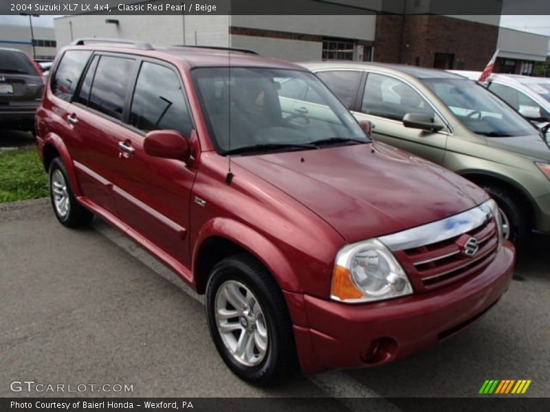 Classic Red Pearl / Beige 2004 Suzuki XL7 LX 4x4