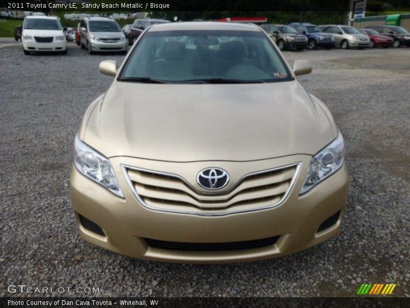 Sandy Beach Metallic / Bisque 2011 Toyota Camry LE