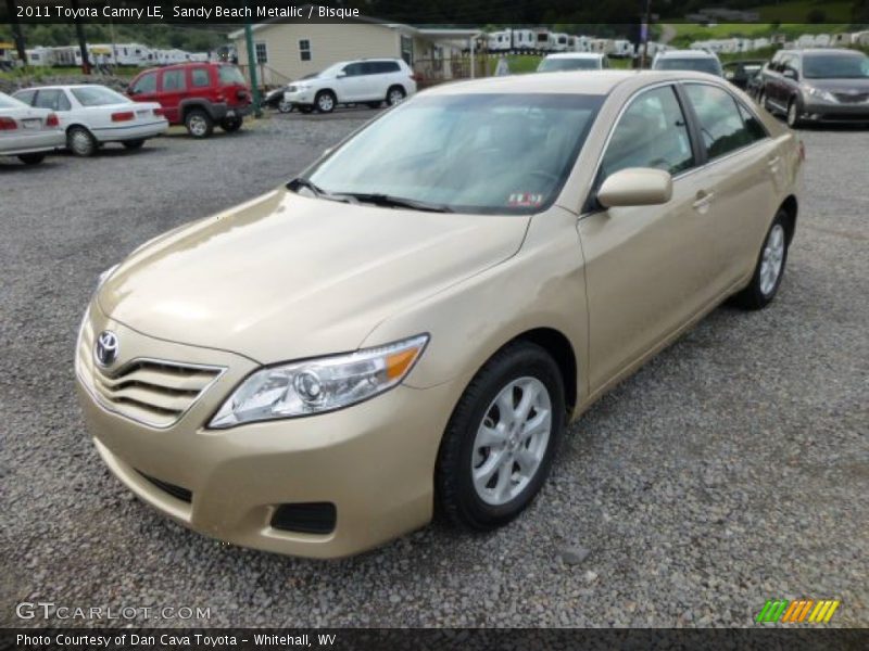Sandy Beach Metallic / Bisque 2011 Toyota Camry LE