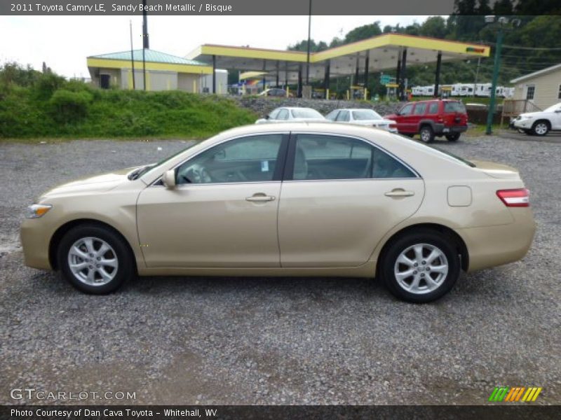 Sandy Beach Metallic / Bisque 2011 Toyota Camry LE