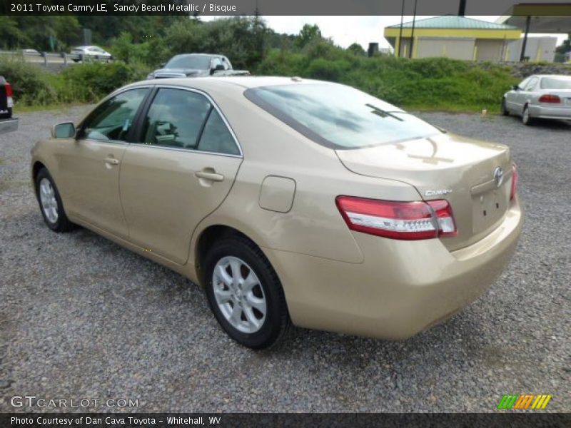 Sandy Beach Metallic / Bisque 2011 Toyota Camry LE