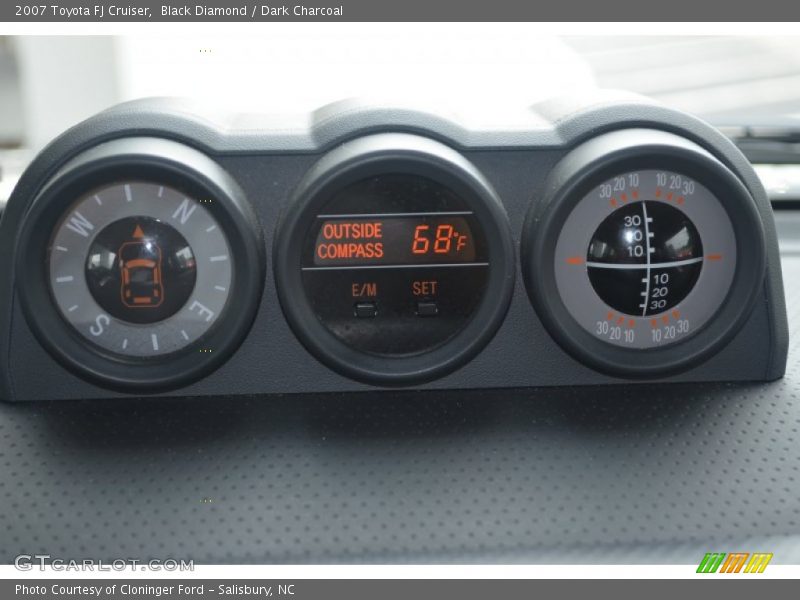 Black Diamond / Dark Charcoal 2007 Toyota FJ Cruiser