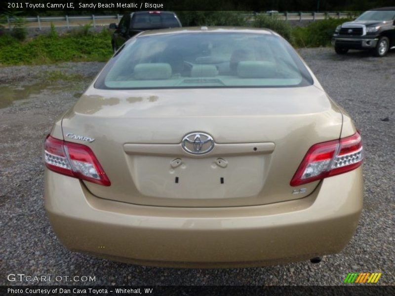 Sandy Beach Metallic / Bisque 2011 Toyota Camry LE