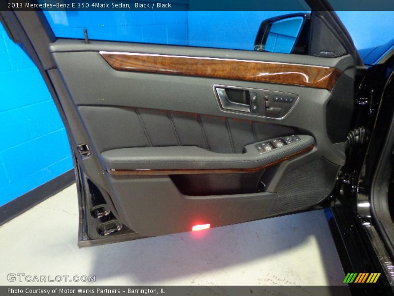 Black / Black 2013 Mercedes-Benz E 350 4Matic Sedan