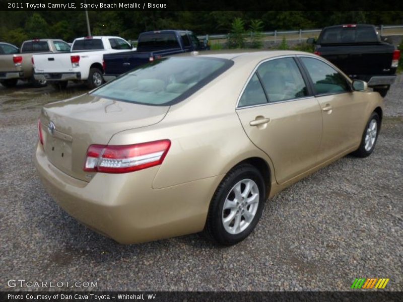 Sandy Beach Metallic / Bisque 2011 Toyota Camry LE