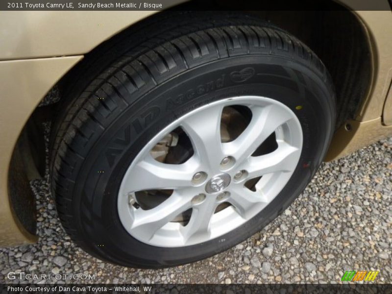 Sandy Beach Metallic / Bisque 2011 Toyota Camry LE