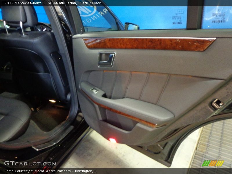 Black / Black 2013 Mercedes-Benz E 350 4Matic Sedan