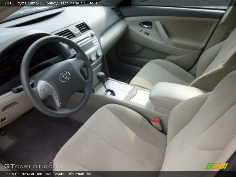 Sandy Beach Metallic / Bisque 2011 Toyota Camry LE