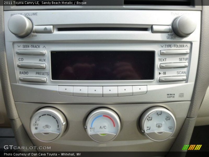 Sandy Beach Metallic / Bisque 2011 Toyota Camry LE