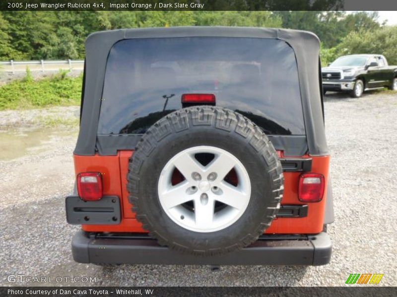 Impact Orange / Dark Slate Gray 2005 Jeep Wrangler Rubicon 4x4