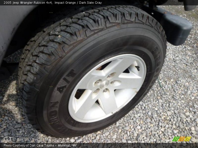 Impact Orange / Dark Slate Gray 2005 Jeep Wrangler Rubicon 4x4