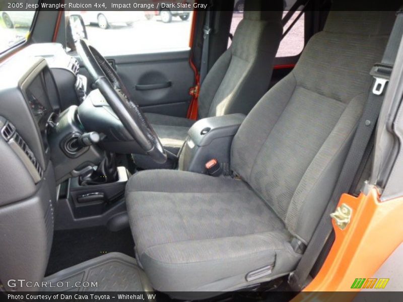 Impact Orange / Dark Slate Gray 2005 Jeep Wrangler Rubicon 4x4