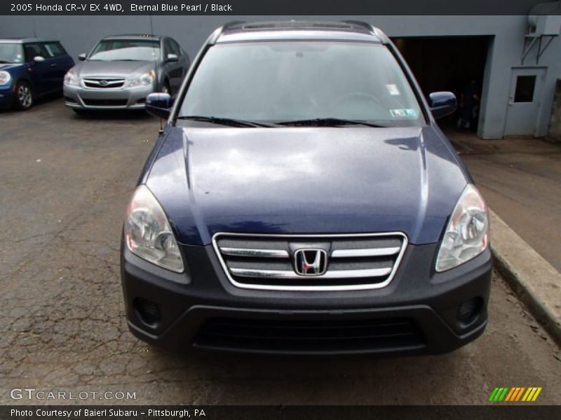 Eternal Blue Pearl / Black 2005 Honda CR-V EX 4WD