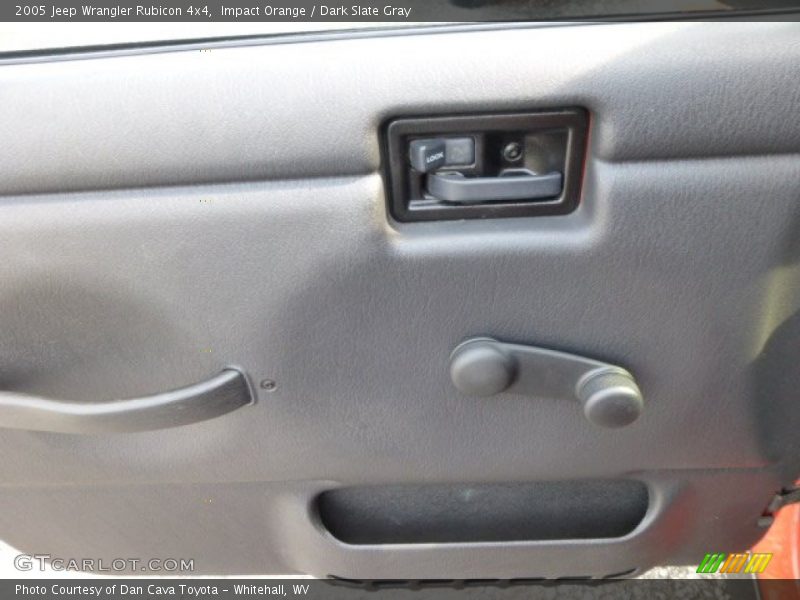Impact Orange / Dark Slate Gray 2005 Jeep Wrangler Rubicon 4x4