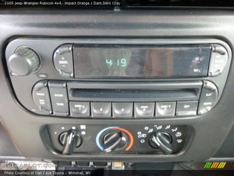 Impact Orange / Dark Slate Gray 2005 Jeep Wrangler Rubicon 4x4