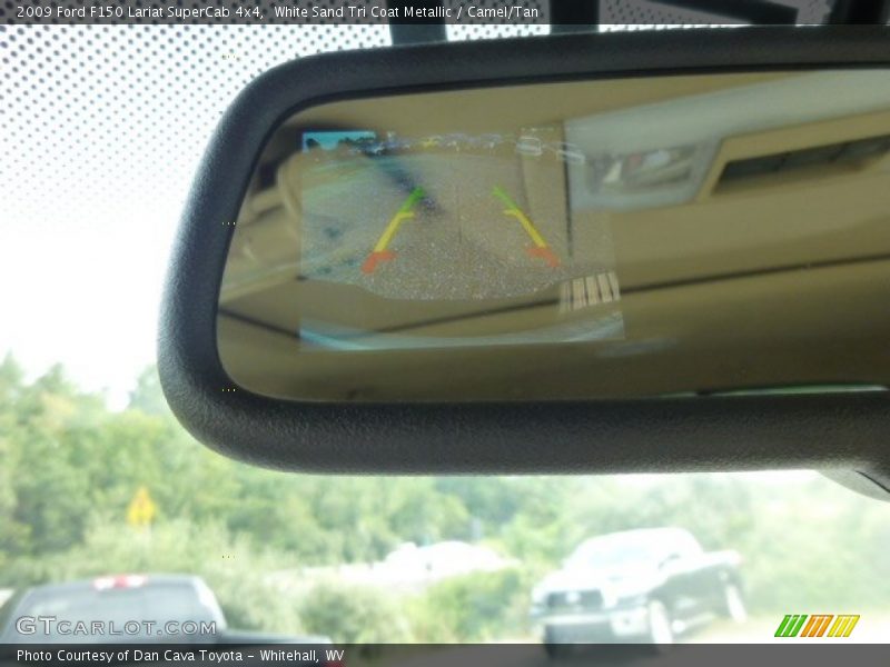 White Sand Tri Coat Metallic / Camel/Tan 2009 Ford F150 Lariat SuperCab 4x4