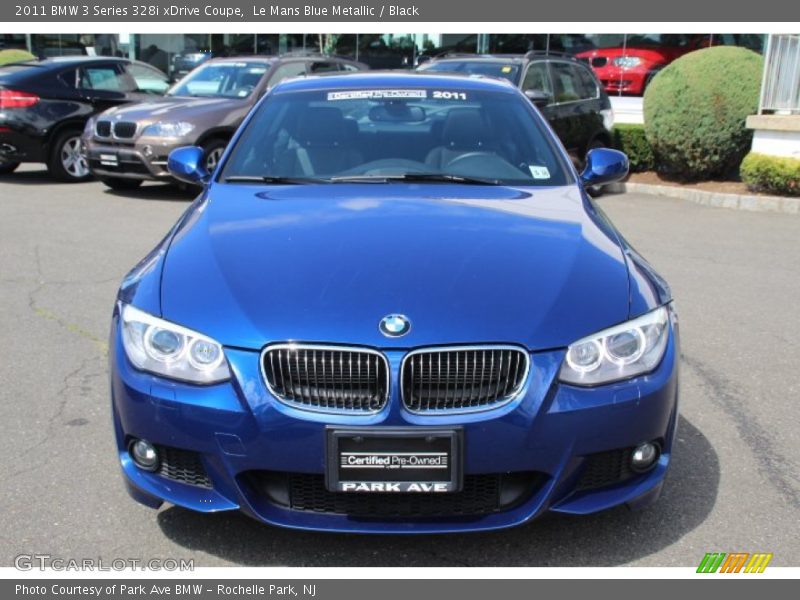 Le Mans Blue Metallic / Black 2011 BMW 3 Series 328i xDrive Coupe