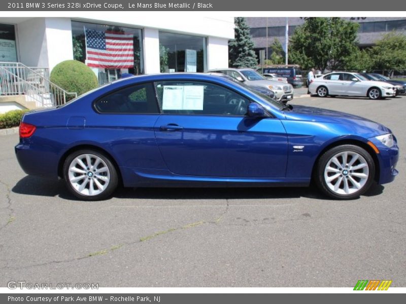 Le Mans Blue Metallic / Black 2011 BMW 3 Series 328i xDrive Coupe