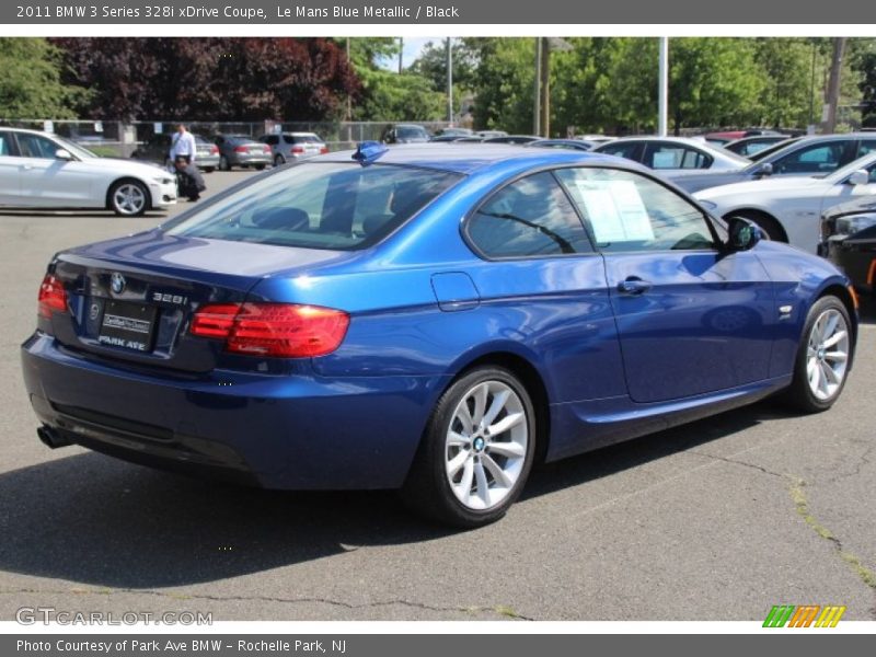 Le Mans Blue Metallic / Black 2011 BMW 3 Series 328i xDrive Coupe