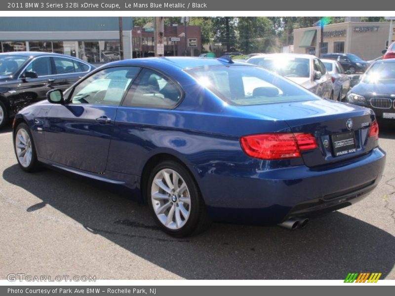 Le Mans Blue Metallic / Black 2011 BMW 3 Series 328i xDrive Coupe