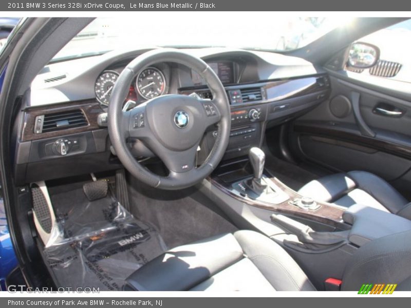 Le Mans Blue Metallic / Black 2011 BMW 3 Series 328i xDrive Coupe
