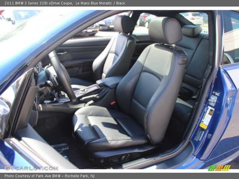 Le Mans Blue Metallic / Black 2011 BMW 3 Series 328i xDrive Coupe