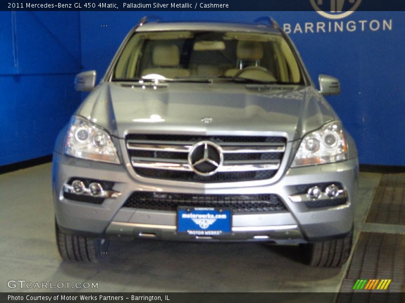 Palladium Silver Metallic / Cashmere 2011 Mercedes-Benz GL 450 4Matic